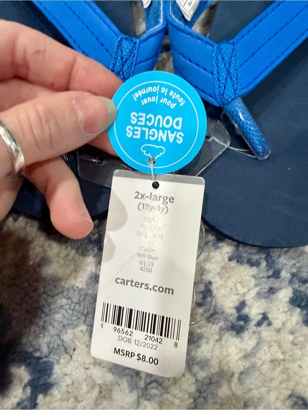 Kids Blue Jacket Tag